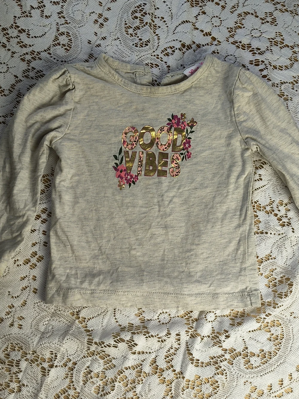 Matching set plush hooded poncho with long sleeve top and pink floral leggings - Picture 7 of 12